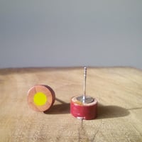 Image of pencil stud earrings