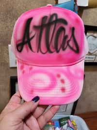 Image of Personalized Trucker Hat - Think Pink! 