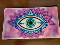 Image of Personalized Zipper Pouch - Eye Design
