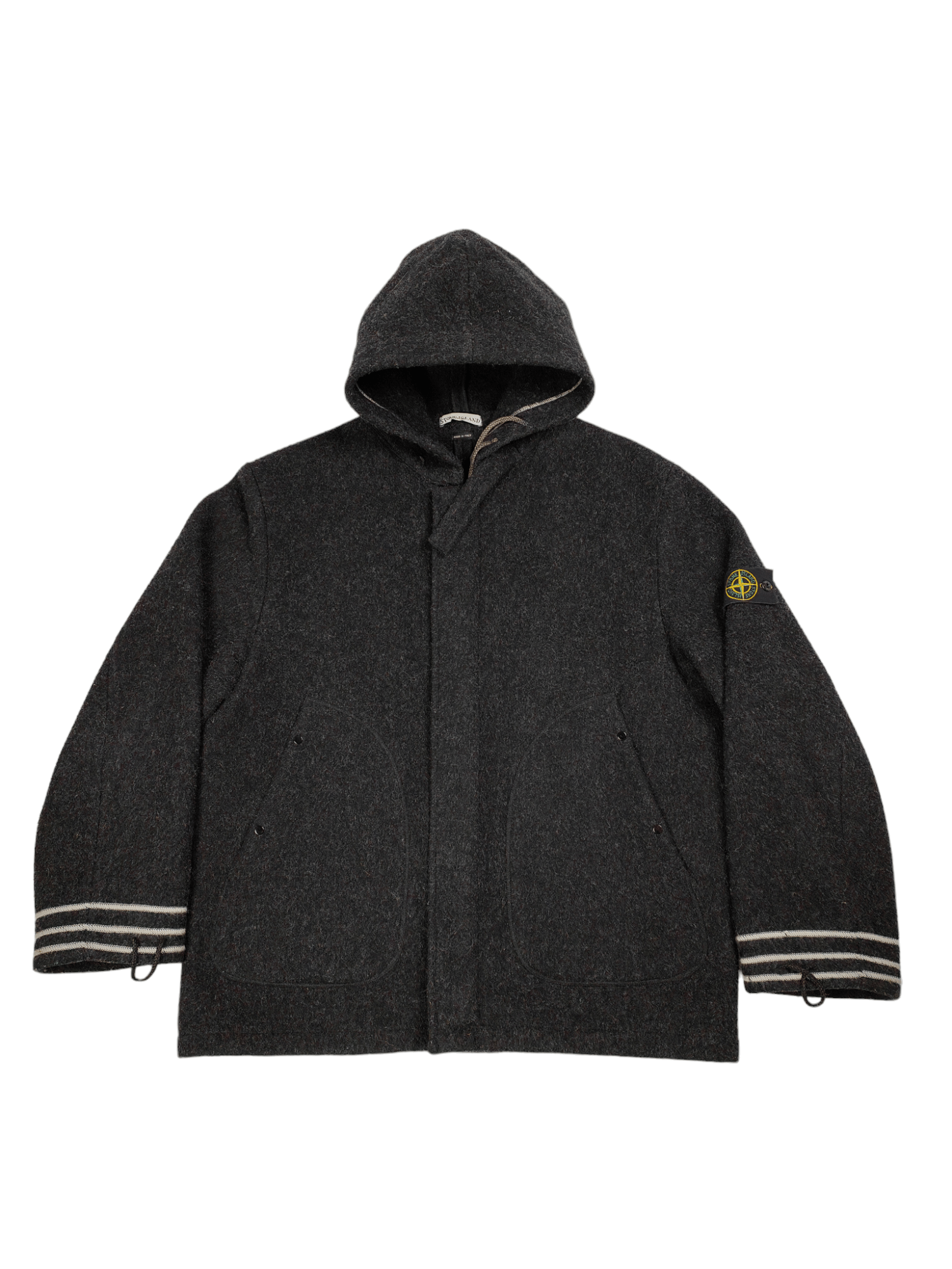Stone island wool jacket sales