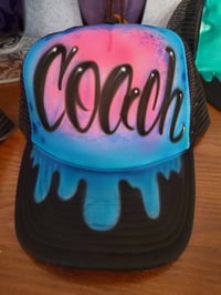 Image of Personalized Trucker Hat - Drip Design