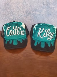 Image of Personalized Trucker Hat - Drip Design