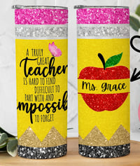 Personalized Teacher Cup (Eraser) 