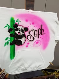 Image of Personalized Hoodie - Panda Bear Design