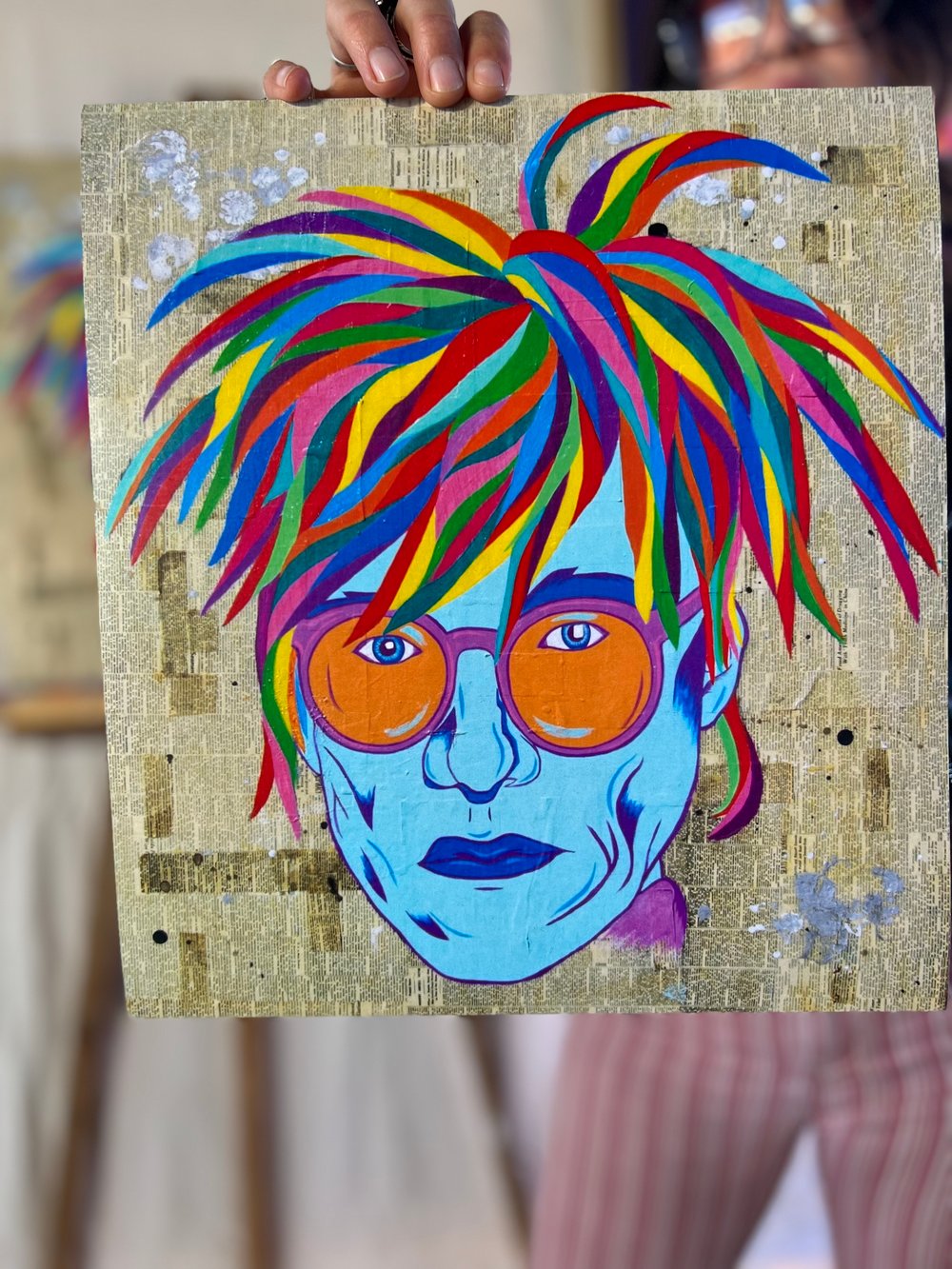 "Warhol Nostalgia" Art Print