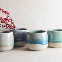 Image 2 of stoneware ombre tumblers