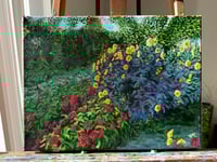 Image 2 of Winding Flowers, at Monet's Garden | Original Painting on Canvas