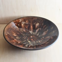 Image 2 of mottled brown serving bowl