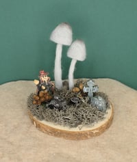 Image 1 of Double Gray Mushroom Scene
