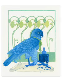 Image 2 of Ink Falcon - Original Illustration 