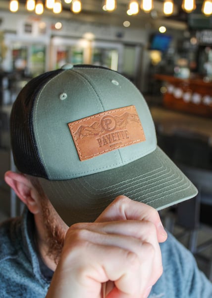 Image of Leather Foothills Patch Hat