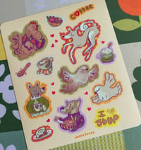 Image 1 of cozy sticker sheet