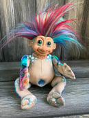 Image 4 of Mini Vintage Troll Doll repaint