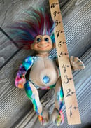 Image 5 of Mini Vintage Troll Doll repaint