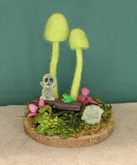 Image 1 of Double Green Mushroom Scene