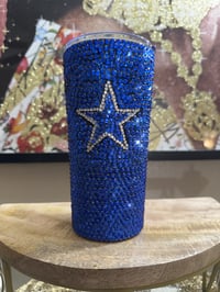 Image 1 of Dallas Cowboys Tumbler “Blue Crystal”