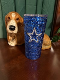 Image 3 of Dallas Cowboys Tumbler “Blue Crystal”