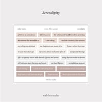 Image 4 of Words Colour Series (version 1) 