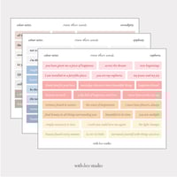 Image 1 of Words Colour Series (version 1) 