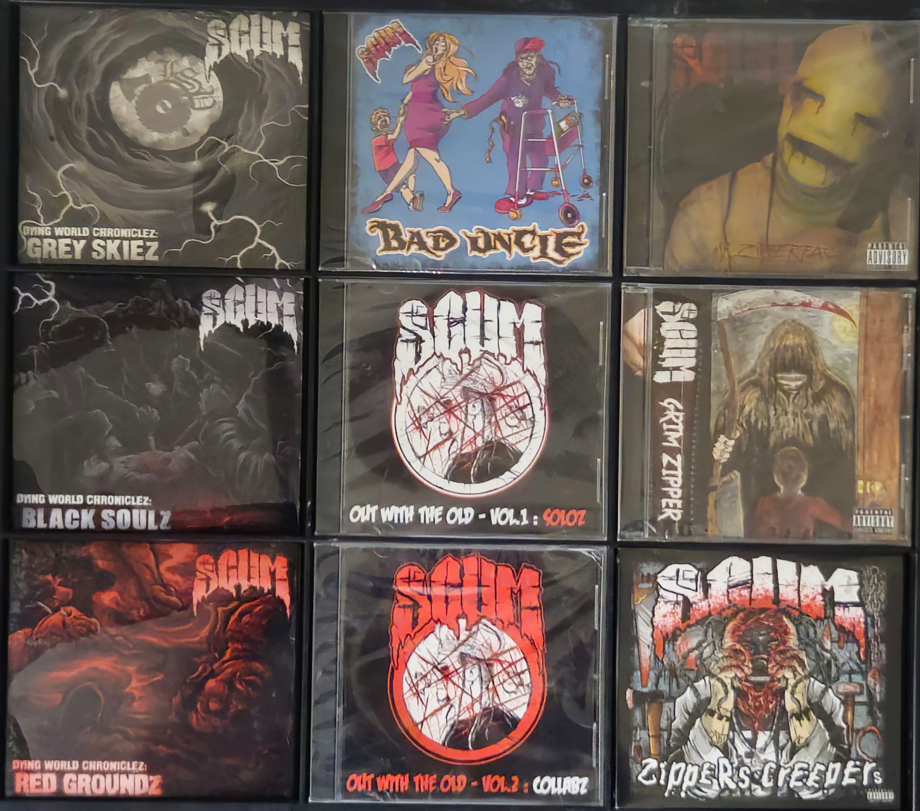 GOREHOP SHOP — NEW! SCUM 15 CD COLLECTION UP TO 