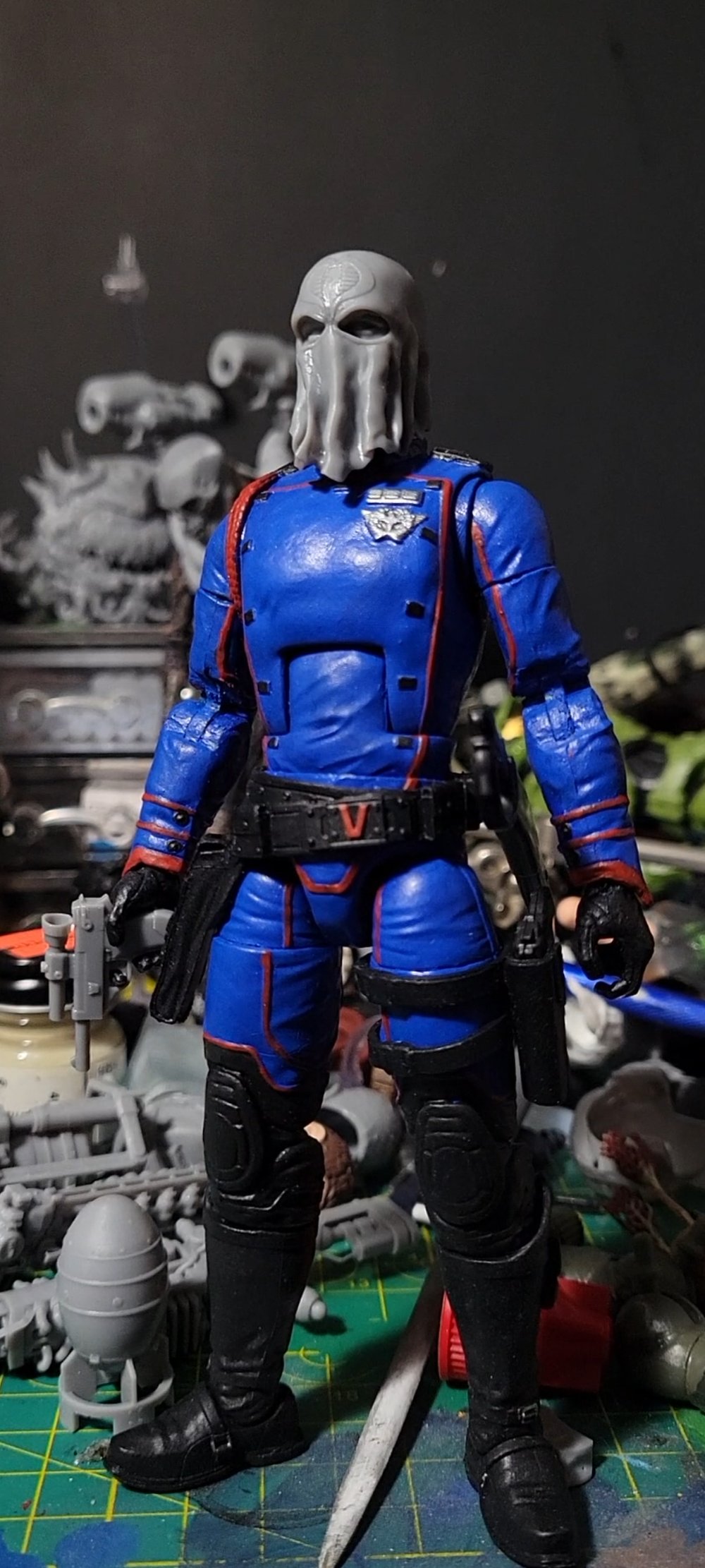 Cobra commander hooded head