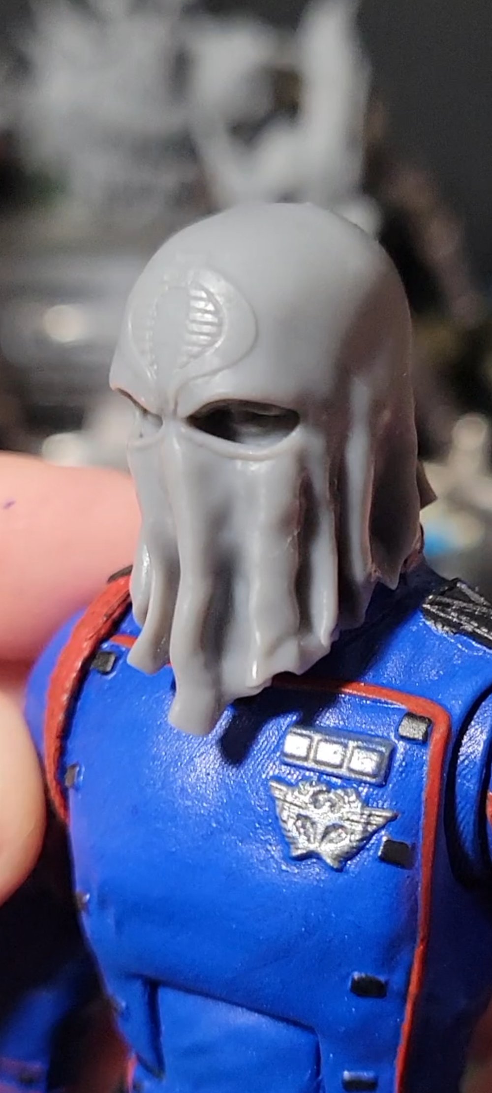 Cobra commander hooded head