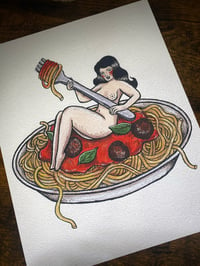 Spaghetti Slut 8x10” print 