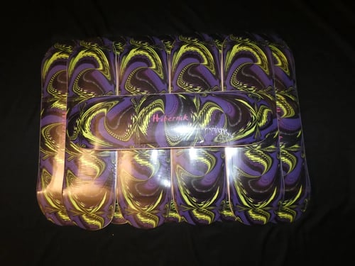 Image of Hribernik Skateboard by Richmond Artist Susan Hribernik