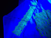 Image 3 of Digital Cymatics Neon Long Sleeve White
