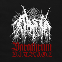 Image 2 of ABSU - BARATHRUM V.I.T.R.I.O.L. WHITE/RED - LONG SLEEVE T-SHIRT (BLACK, RED)