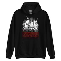 Image 1 of ABSU - BARATHRUM V.I.T.R.I.O.L. WHITE/RED - HOODIE (BLACK, DARK HEATHER, SPORT GREY)