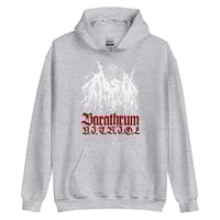 Image 4 of ABSU - BARATHRUM V.I.T.R.I.O.L. WHITE/RED - HOODIE (BLACK, DARK HEATHER, SPORT GREY)