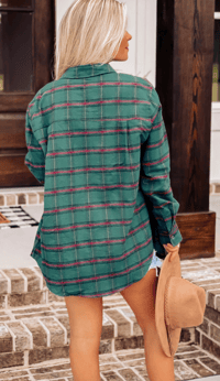 Image 2 of Green Plaid Long Sleeve