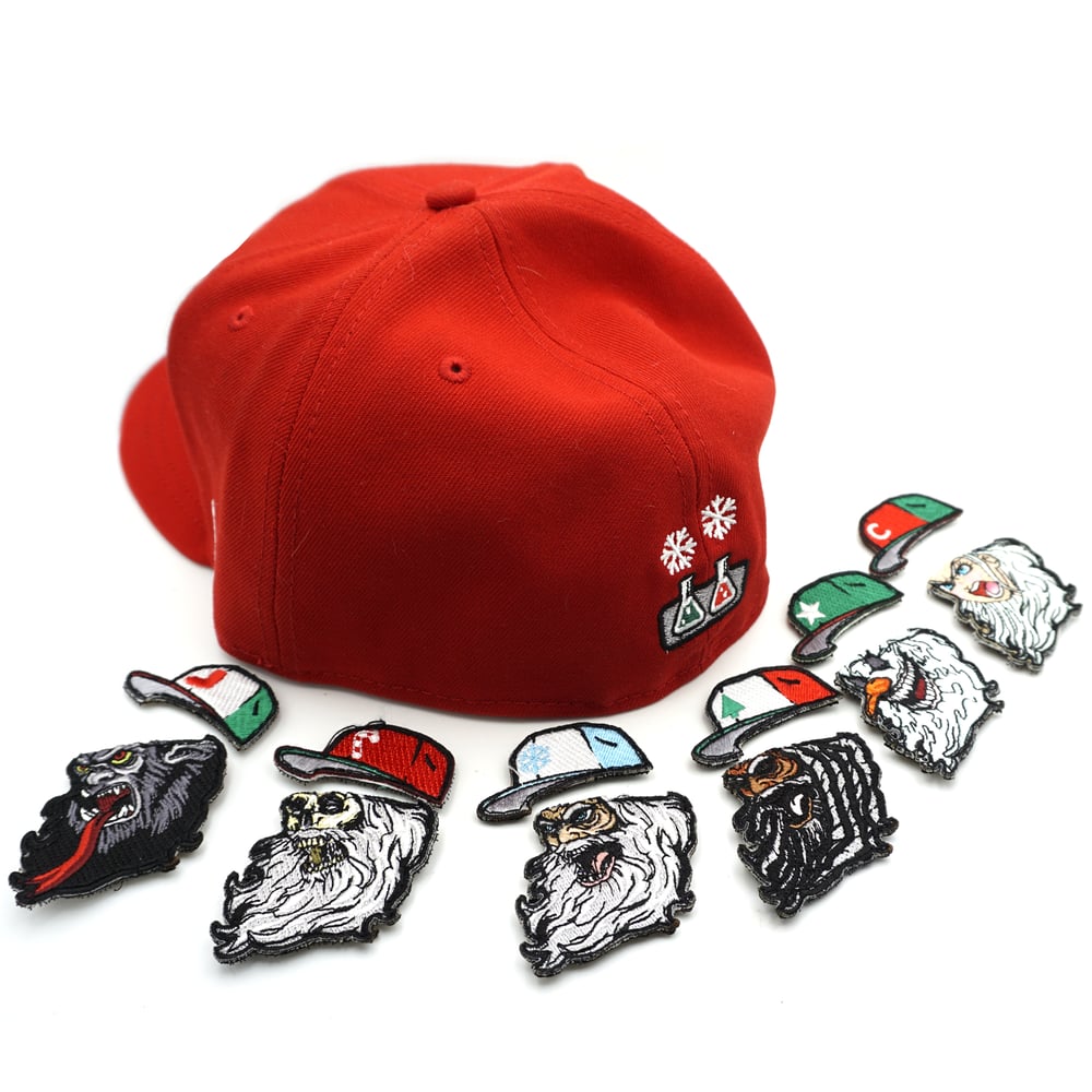 Scary Christmas Cap - FESTIVE RED FITTED