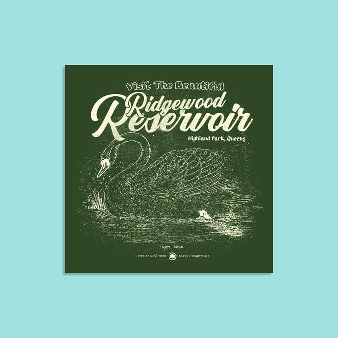 Image of Ridgewood Reservoir Green 3 inch Sticker