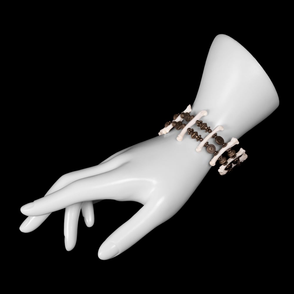 Image of "Alysia" Cat Foot Bone Bracelet