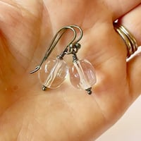 Image 5 of Crystal Clear Faceted Earrings