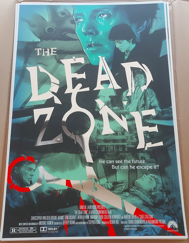 Image of DEAD ZONE 'MIRROR' STRICTLY LTD ED SCREENPRINT- SIGNED AND NUMBERED 
