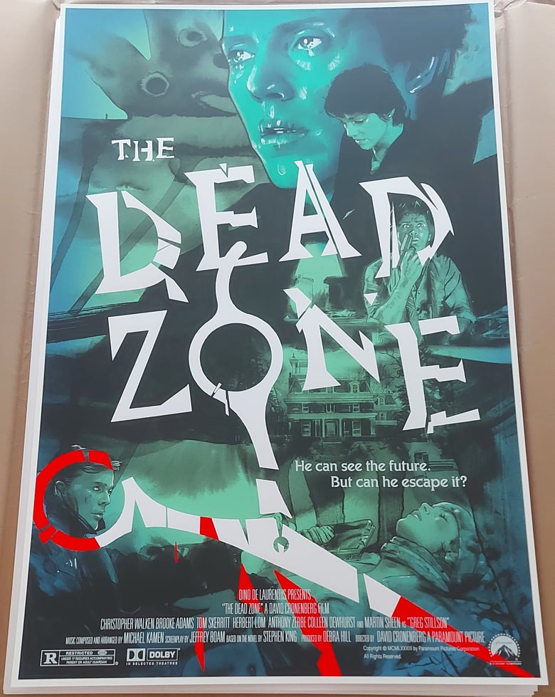 Image of DEAD ZONE LTD ED SCREENPRINT - SIGNED AND NUMBERED 