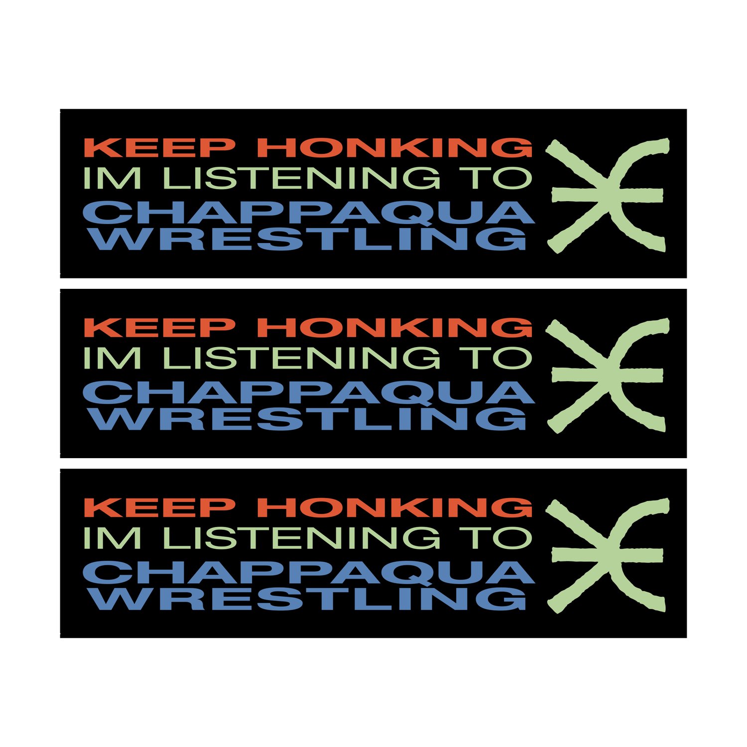 Image of CHAPPY BUMPER STICKERS (3 PACK)