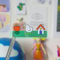 Image 1 of Duck landscape Sticker