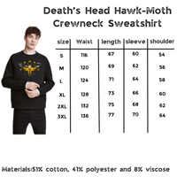 Image 2 of  Death's Head Hawk Moth Crewneck Sweatshirt
