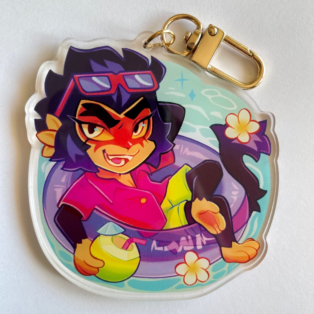 3” LMK Beach Day Keychain LAST CHANCE | Carnivox