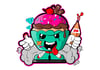 Cupcake Character Mascot