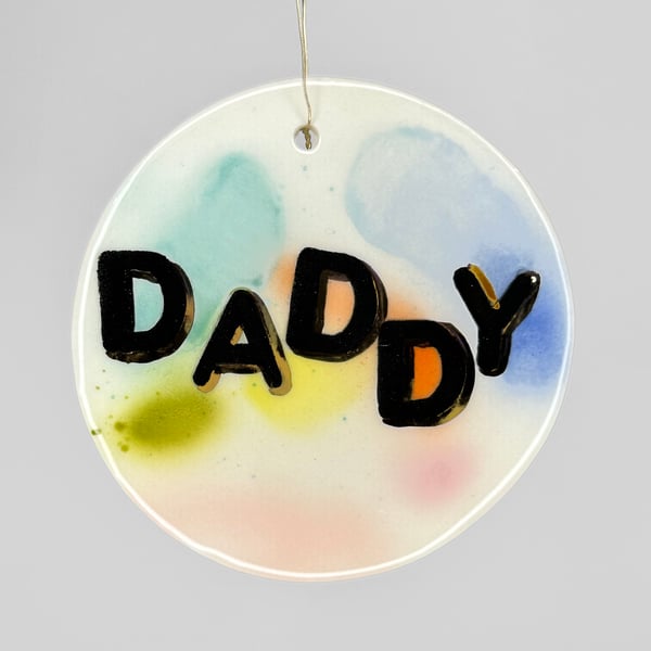 Image of XxxMas Ornaments - Tie-Dye Word Cookie with 22Kt Gold