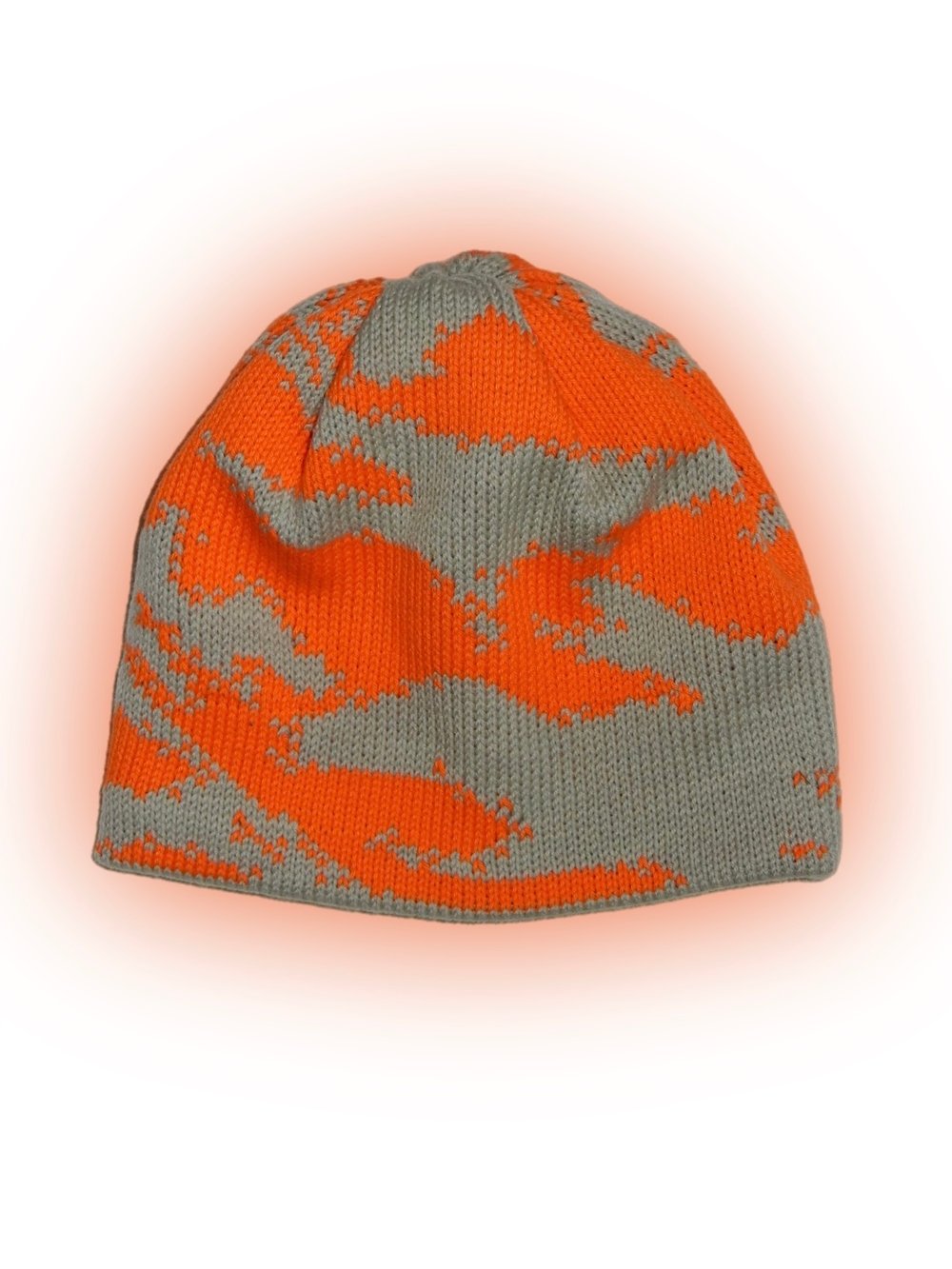 Beanie Drop_2.0_Orange and Grey