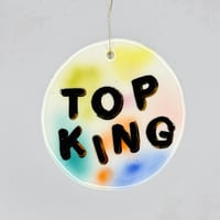 Image 5 of XxxMas Ornaments - Tie-Dye Word Cookie with 22Kt Gold