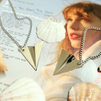 Image 1 of Paper Airplane Necklace