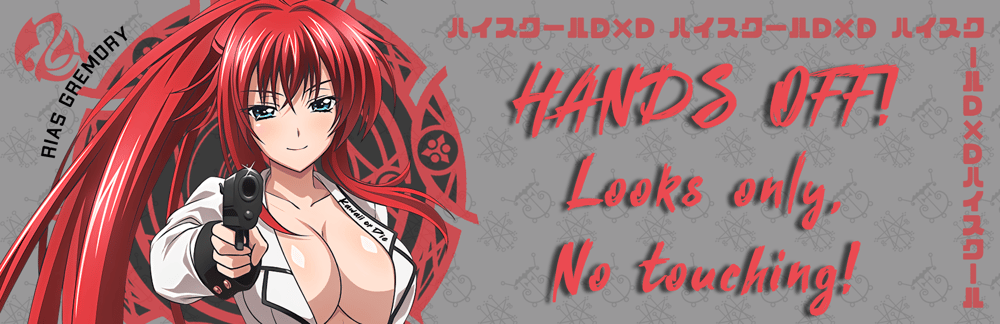 Image of Rias Gremory - Hands Off