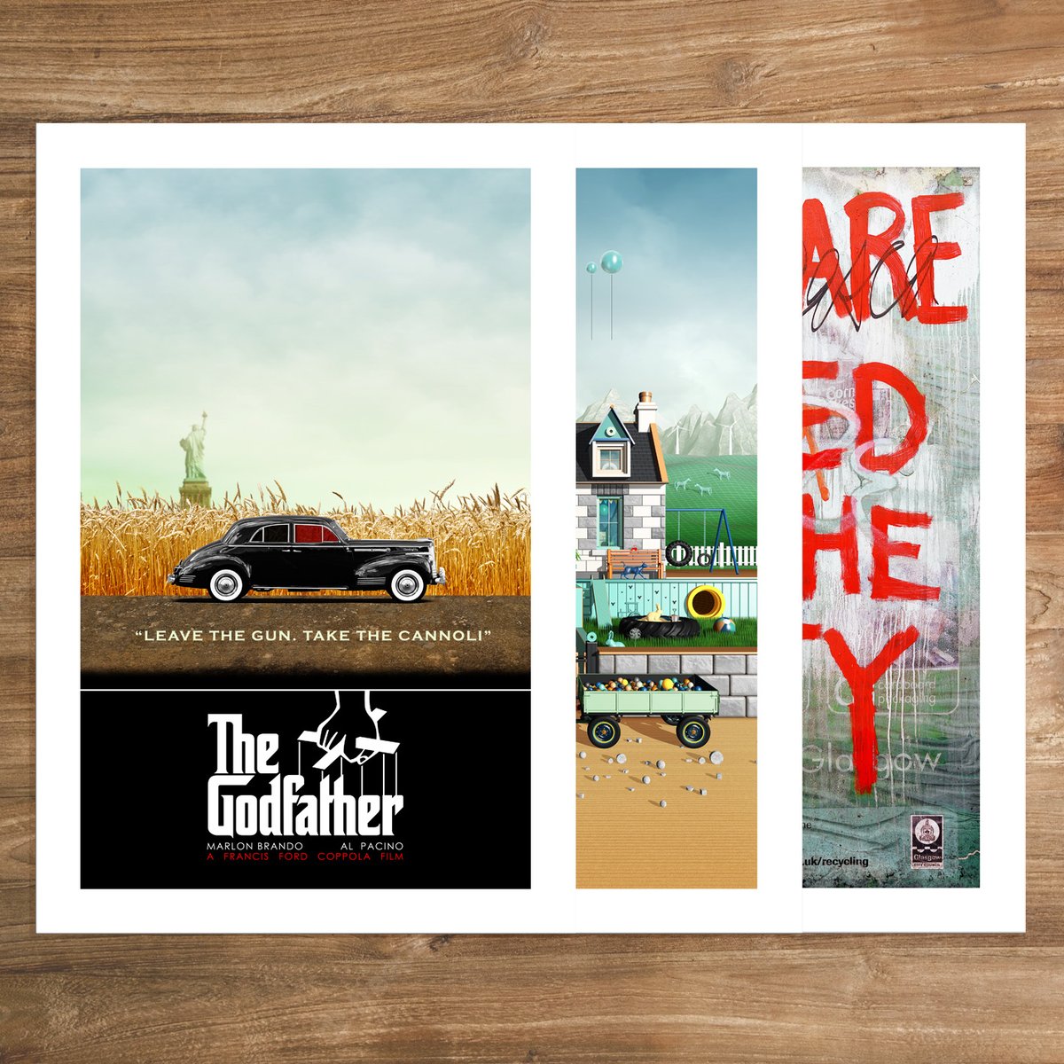 Set 3 3 prints of your choice Michael Murray Art Print Shop